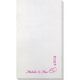 Corner Text with Graphic Double Hearts Bamboo Luxe Guest Towels Image 3 of 3